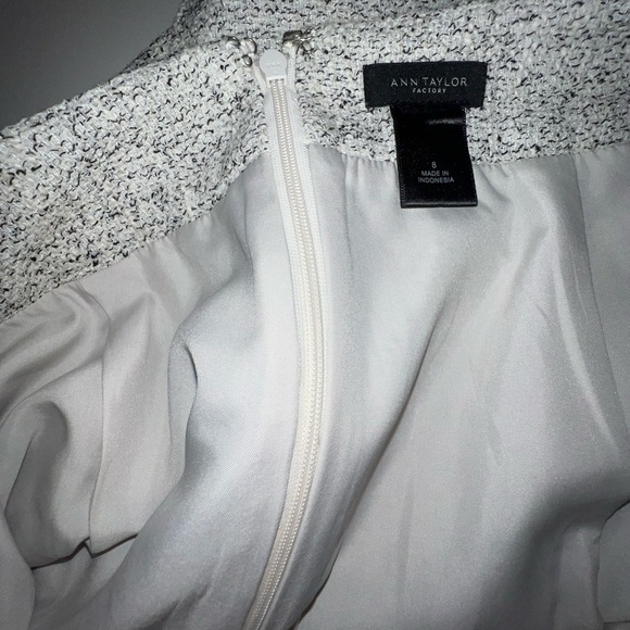 Ann Taylor Factory Black and White Mini Skirt Size 8 - Picture 6 of 12